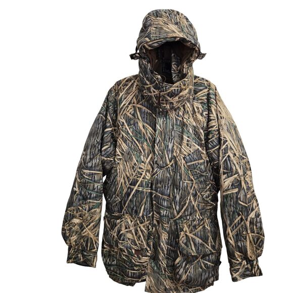 Columbia Mens M Camo Hunting Jacket Shadow Grass Mossy Oak + Liner Reversible - Picture 2 of 16